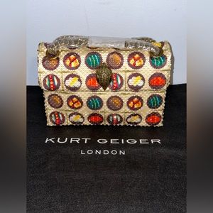 NWT KURT GEIGER LONDON Kensington Mini Crystal Sushi Print Crossbody Bag